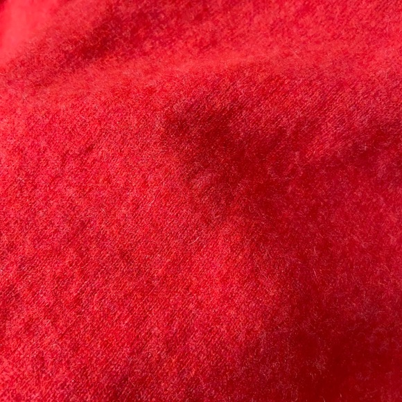 LL Bean Cashmere Crew Neck Sweater Red Size L - Picture 4 of 5